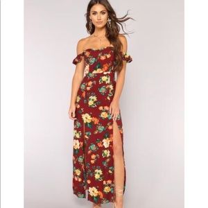 Fashion Nova Off the Shoulder Dress